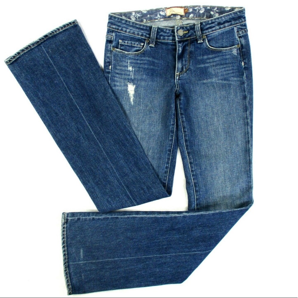 Paige Hollywood Hills Classic Rise Bootcut Jeans